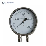 4 بوصة أجهزة قياس الضغط التفاضلي المنخفض الضغط